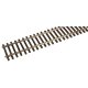 Standard Gauge Nonweathered Flex-Track(TM) - 3′ Sections pkg(6) -- Code 83 Rail (Wooden Ties), HO, Micro Engineering 10104