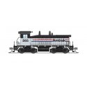 EMD SW7 - Standard DC - Stealth -- Amtrak 566 (Phase III, silver, black, red, white, blue), N, Broadway Limited Imports 9381