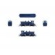 EMD SW7 - Standard DC - Stealth -- Norfolk & Western 3362 (blue, yellow, Hamburger Logo), N, Broadway Limited Imports 9383