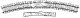 5` Track Alignment Gauges - Curved -- 15` Radius, HOn3, Ribbonrail 315