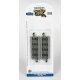 Straight Track w/Nickel Silver Rail & Gray Roadbed - E-Z Track(R) -- 4-1/2′ 11.4cm pkg(4), HO, Bachmann Industries 44514
