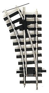 Manual Turnout -- Left-Hand, G, Bachmann Industries 94351