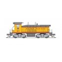 EMD SW7 - Standard DC - Stealth -- Union Pacific 1821 (Armour Yellow, gray, red, silver), N, Broadway Limited Imports 9391