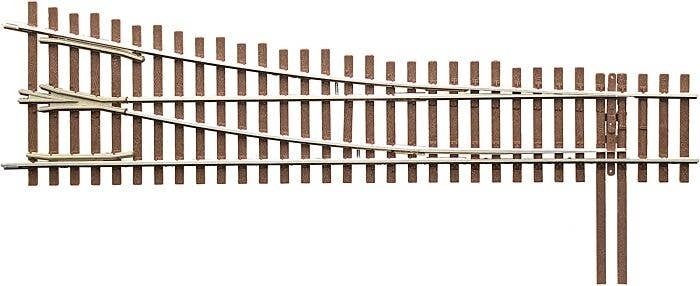 Code 83 Ladder Track System Turnout -- 5c Right Hand Lead Ladder, HO, Micro Engineering 14715