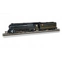 Streamlined Class K4 4-6-2 Pacific - Sound and DCC -- Pennsylvania Railroad 1120 (black, yellow, red), N, Bachmann Industries 53