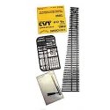 CVT Curvable Switch Kit -- Code 83 8 Right, HO, Central Valley 2882