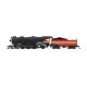 USRA 4-6-2 Heavy Pacific - Sound and DCC - Paragon4(TM) -- Southern Pacific 2488 (Daylight, black, orange, red, graphite), N, Br