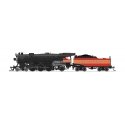 USRA 4-6-2 Heavy Pacific - Sound and DCC - Paragon4(TM) -- Southern Pacific 2488 (Daylight, black, orange, red, graphite), N, Br
