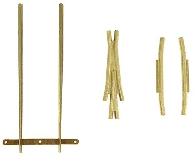 Turnout Parts Kit -- For 6 Code 83 Turnouts, HO, Micro Engineering 80316