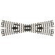 Crossings w/Black Ties -- 20 Degrees, N, Atlas Model Railroad Co. 2565