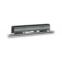 72′ Smooth-Side Baggage Car - Ready to Run -- Baltimore & Ohio (blue, gray, black), N, Bachmann Industries 14453