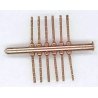 Code 70 Railbars - 4- & 6-Bolt -- Brass pkg(12), HO, Details West 934