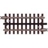 21st Century Track System(TM) Nickel Silver Rail w/Brown Ties - 3-Rail -- 4-1/2′ Straight, O, Atlas O 6051