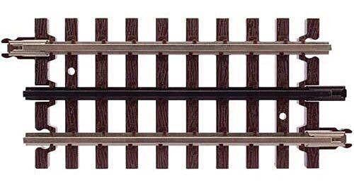 21st Century Track System(TM) Nickel Silver Rail w/Brown Ties - 3-Rail -- 4-1/2′ Straight, O, Atlas O 6051