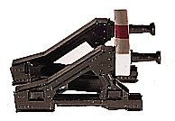 Track Bumper -- European-Type, Steel, Z, Marklin, Inc 8991