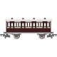 Thomas & Friends(TM) - Ready-to-Run -- Toby′s Museum Coach (brown, cream), HO, Bachmann Industries 76032