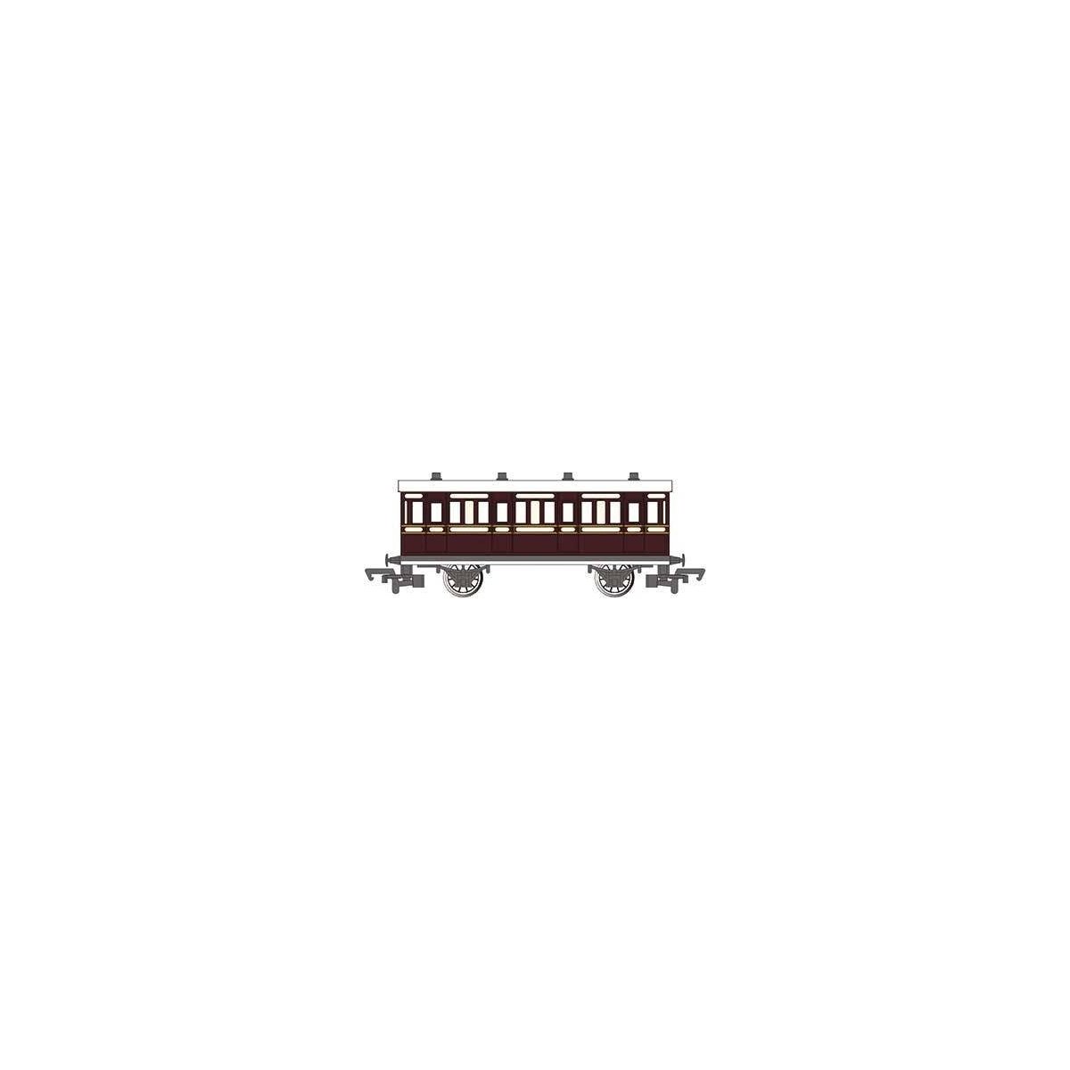 Thomas & Friends(TM) - Ready-to-Run -- Toby′s Museum Coach (brown, cream), HO, Bachmann Industries 76032