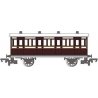 Thomas & Friends(TM) - Ready-to-Run -- Toby′s Museum Coach (brown, cream), HO, Bachmann Industries 76032