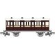 Thomas & Friends(TM) - Ready-to-Run -- Toby′s Musuem Brake Coach (brown, cream), HO, Bachmann Industries 76033