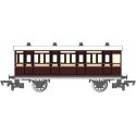 Thomas & Friends(TM) - Ready-to-Run -- Toby′s Musuem Brake Coach (brown, cream), HO, Bachmann Industries 76033