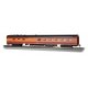 85′ Smooth-Side Diner - Ready to Run -- Southern Pacific 10267 (Daylight, orange, red, black), HO, Bachmann Industries 14806