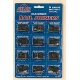 21st Century Track System(TM) Nickel Silver Rail w/Brown Ties - 3-Rail -- Rail Joiners - Blackened pkg(16), O, Atlas O 6092
