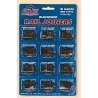 21st Century Track System(TM) Nickel Silver Rail w/Brown Ties - 3-Rail -- Rail Joiners - Blackened pkg(16), O, Atlas O 6092