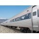 Amfleet(R) Cafe/Food Service with Lighting - Ready to Run -- Amtrak 48183 (Phase VI, silver, blue, red, white, Travelmark Logo),