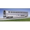 Superliner I Coach - Ready to Run -- Amtrak 34041 (Phase IV silver, blue, red), HO, Kato USA Inc 356057