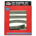 Code 83 Nickel-Silver Snap-Track Set -- Starter Set, HO, Atlas Model Railroad Co. 588