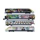 The Beatles Yellow Submarine Eurostar Train Set - Standard DC -- 4-Car Passenger Train, Track, Power Pack, HO, Rivarossi R1253