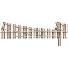 Code 83 Ladder Track System Turnout -- 5e Right-Hand Last Ladder, HO, Micro Engineering 14719