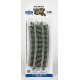 Curved Track w/ Nickel Silver Rail & Gray Roadbed - E-Z Track(R) -- 26′ Radius pkg(5), HO, Bachmann Industries 44519