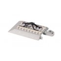 Hayes Bumper w/Nickel Silver Rail, Gray Roadbed, Concrete Ties - E-Z Track(R -- pkg(2), HO, Bachmann Industries 44791