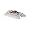 Hayes Bumper w/Nickel Silver Rail, Gray Roadbed, Concrete Ties - E-Z Track(R -- pkg(2), HO, Bachmann Industries 44791