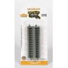 Straight Track w/Nickel Silver Rail & Gray Roadbed - E-Z Track(R) -- 5′ 12.7cm pkg(6), N, Bachmann Industries 44811