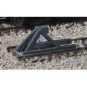 Track Bumper - Built-ups -- Dark Gray pkg(5), N, Walthers Cornerstone 2605
