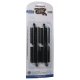 Straight Track w/Steel Rail & Black Roadbed - E-Z Track(R) -- 3′ pkg(4), HO, Bachmann Industries 44412