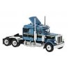 1973 Peterbilt 359 Sleeper-Cab Tractor - Assembled -- 2-Tone Blue, HO, Brekina Automodelle 85718
