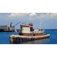 Railroad Tugboat -- Kit - 13 x 3-1/2 x 3-7/8′ 32 x 8.7 x 9.6cm, HO, Walthers Cornerstone 3153