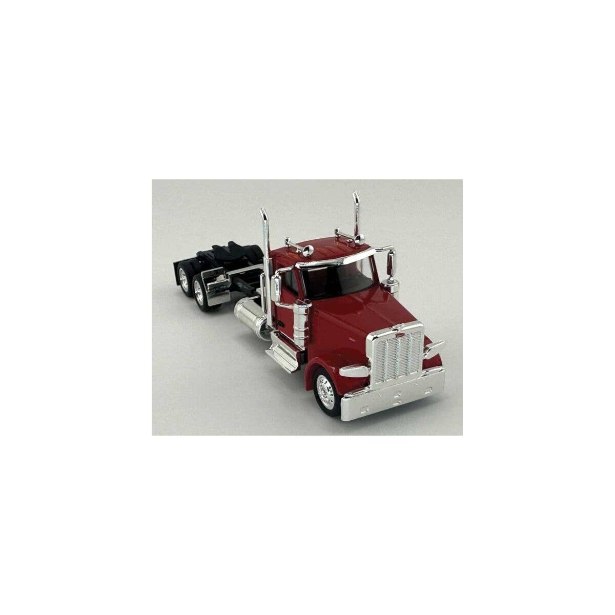 Peterbilt 589 2-Axle Day-Cab Semi Tractor - Assembled -- Red, HO, HO Logistics Replicas 589081