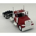 Peterbilt 589 2-Axle Day-Cab Semi Tractor - Assembled -- Red, HO, HO Logistics Replicas 589081