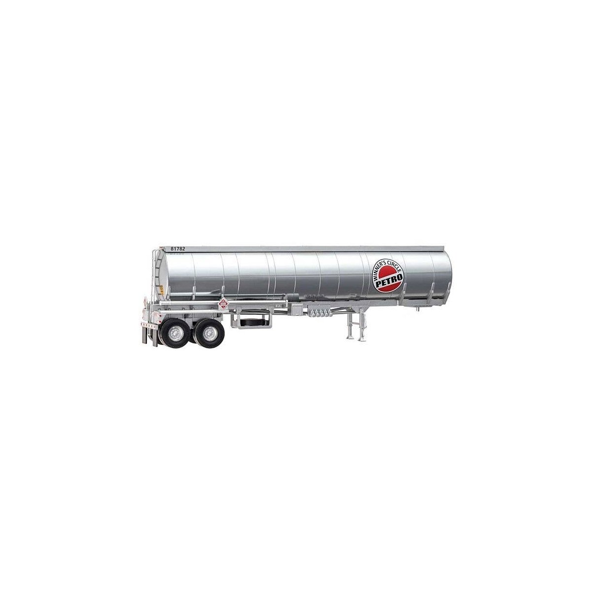 Petroleum Tank Trailer - Assembled -- Winner′s Circle Petro, HO, Walthers SceneMaster 12358