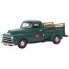 1948 Dodge B-1B Pickup Truck - Assembled -- Railway Express Agency (green, red), HO, Oxford Diecast 87DP48004