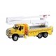 International(R) 7600 Utility Truck w/Bucket Lift - Assembled -- Yellow, HO, Walthers SceneMaster 11752