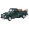 1948 Dodge B-1B Pickup Truck - Assembled -- Dark Green, HO, Oxford Diecast 87DP48002
