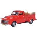 1948 Dodge B-1B Pickup Truck - Assembled -- Red, HO, Oxford Diecast 87DP48001