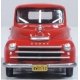 1948 Dodge B-1B Pickup Truck - Assembled -- Red, HO, Oxford Diecast 87DP48001