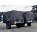 US Army - 2-Axle-Trailer (Composite Kit) -- M1101 High Mobility 3/4-Ton Cargo Trailer, HO, Trident Miniatures 87089