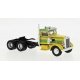 1955 Peterbilt 281 Semi Tractor Only - Assembled -- Yellow, Green, HO, Brekina Automodelle 85760